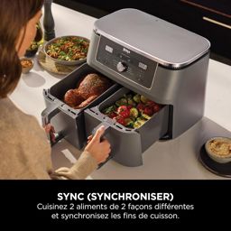 Air Fryer Ninja DualZone 9.5L 6-en-1 Gris friteuse DZ400EU