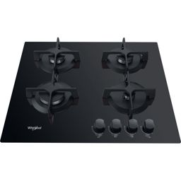 Whirlpool  table de cuisson gaz  4 foyers GOB616NB