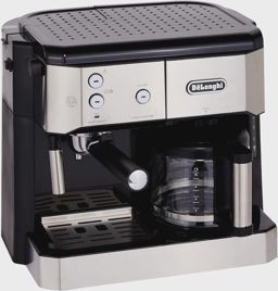 Delonghi machine à café  cafétiere métallique 2en1 BCO421.S
