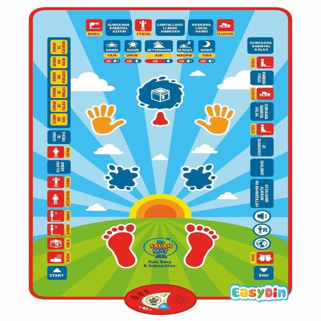 Tapis de prière  interactif pour enfant