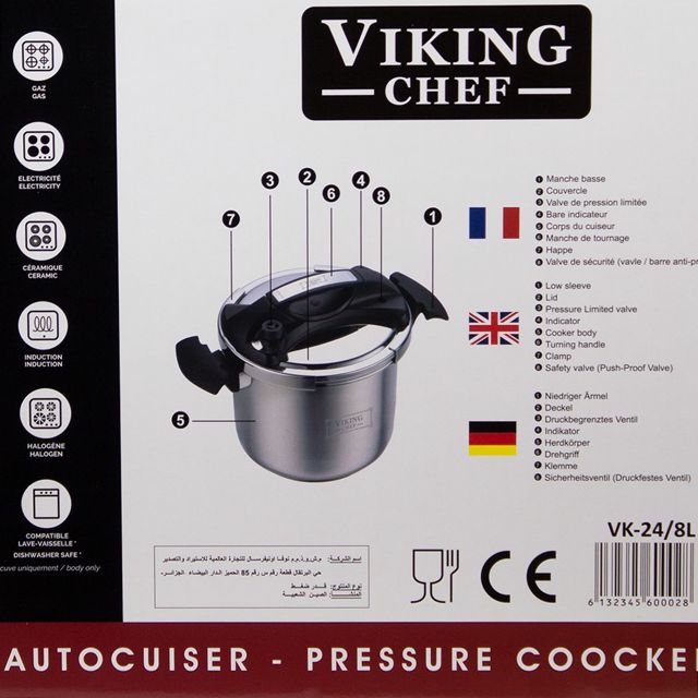 Viking Chef cocotte minute 2en1 8 Litres