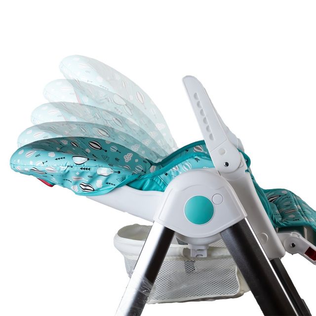 Pingouin  Chaise haute Multi-positions vert