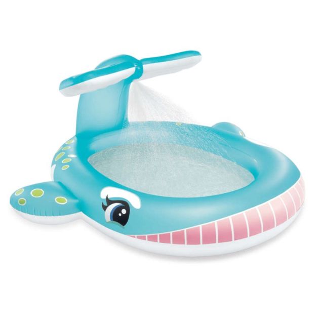 Intex 57440NP Piscine fontaine Baleine 201x196x91cm