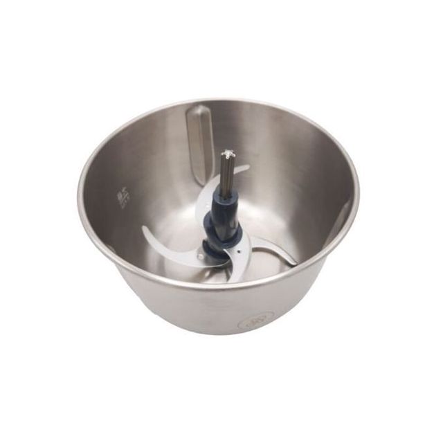 Kitchen Lab Mini Hachoir 3 Bols En Inox 350W Inox
