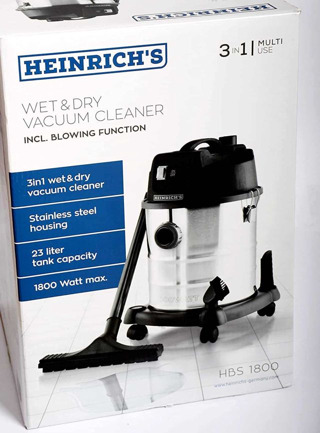 Heinrich's Wet &amp; dry Vacuum Cleaner Hbs1801
