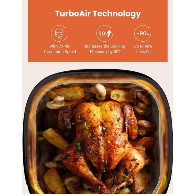 Royalty Line friteuse à air chaud digital 3.5L  AF-5605D
