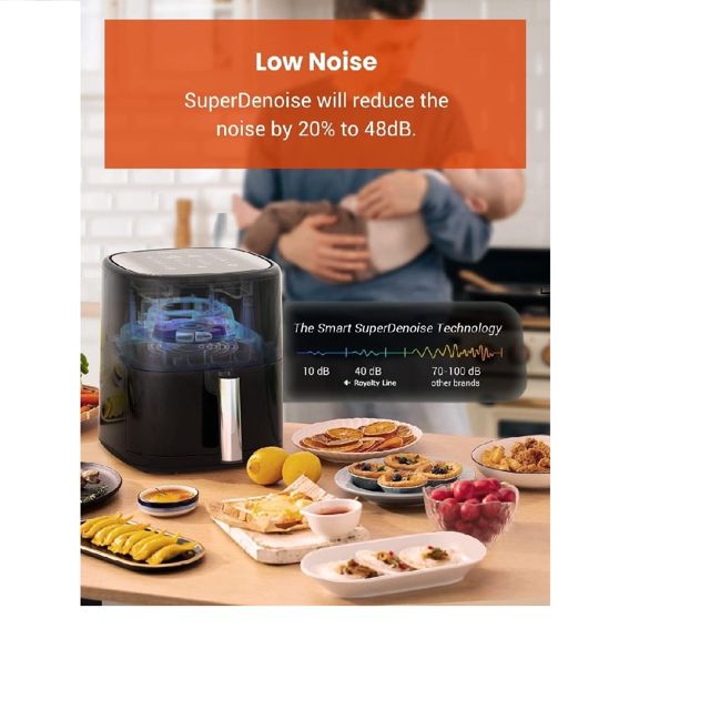 Royalty Line friteuse à air chaud digital 3.5L  AF-5605D