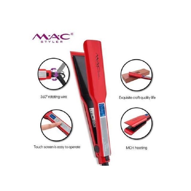 Mac lisseur mc-2088 Matière principale  céramique   Rouge