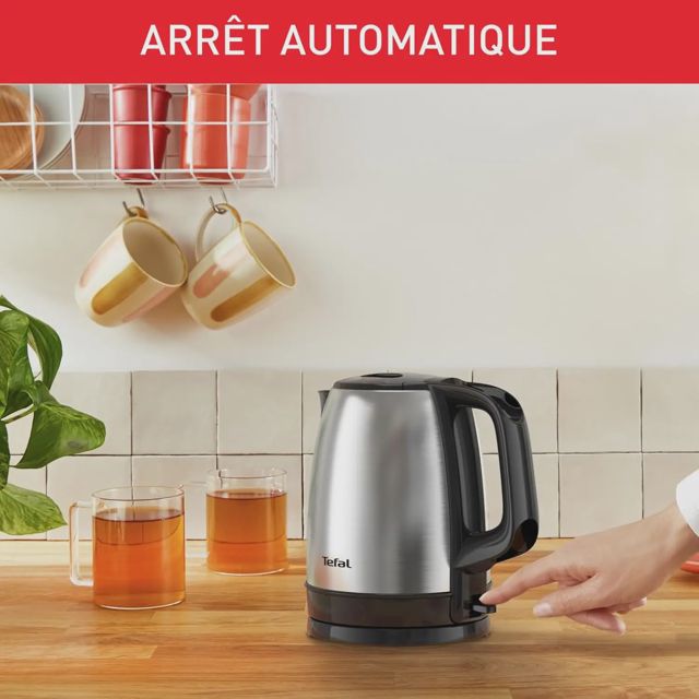 Tefal Bouilloire Inox 1,7L Bouilloire sans fil KI150D10