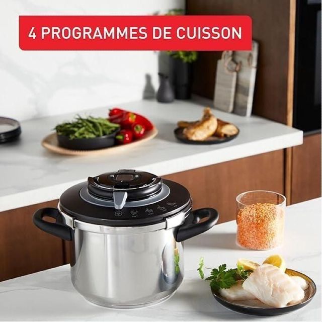 SEB cocotte clipso+ Chef+ 4.5L 4programmes