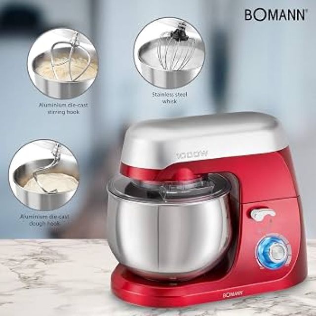 Bomann  KM 6009 CB Pétrin robot pâtissier 1000W 5L
