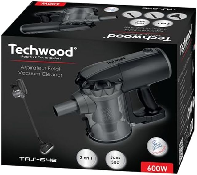 Techwood  TAS-642 aspiarteur balai 2en1 600w