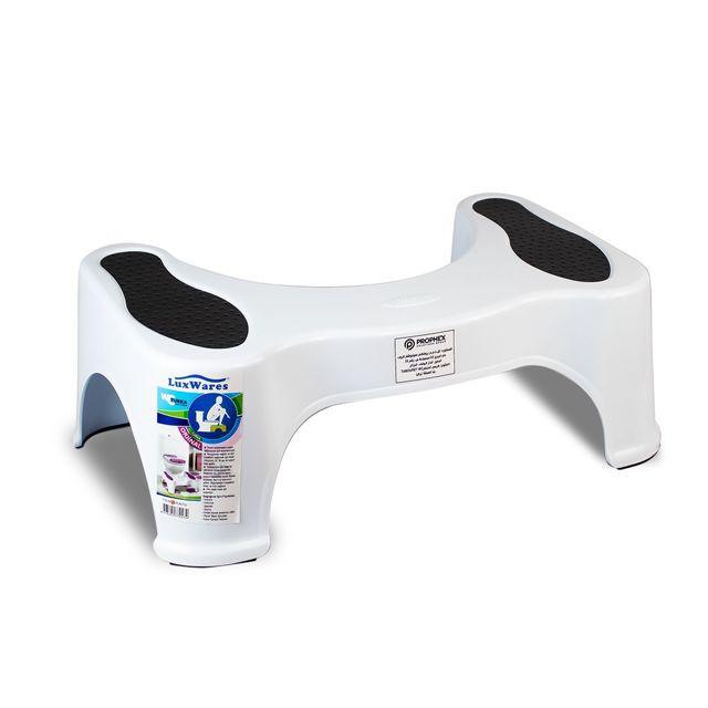 Tabouret De Toilettes/Physiotab  solide  Blanc
