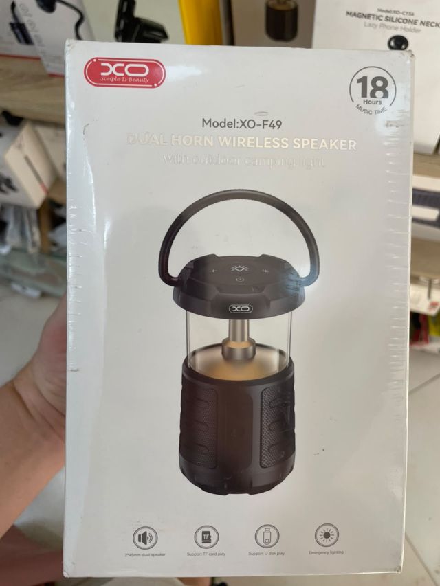 Enceinte Bluetooth Lanterne Camping XO-F49 Dual Horn